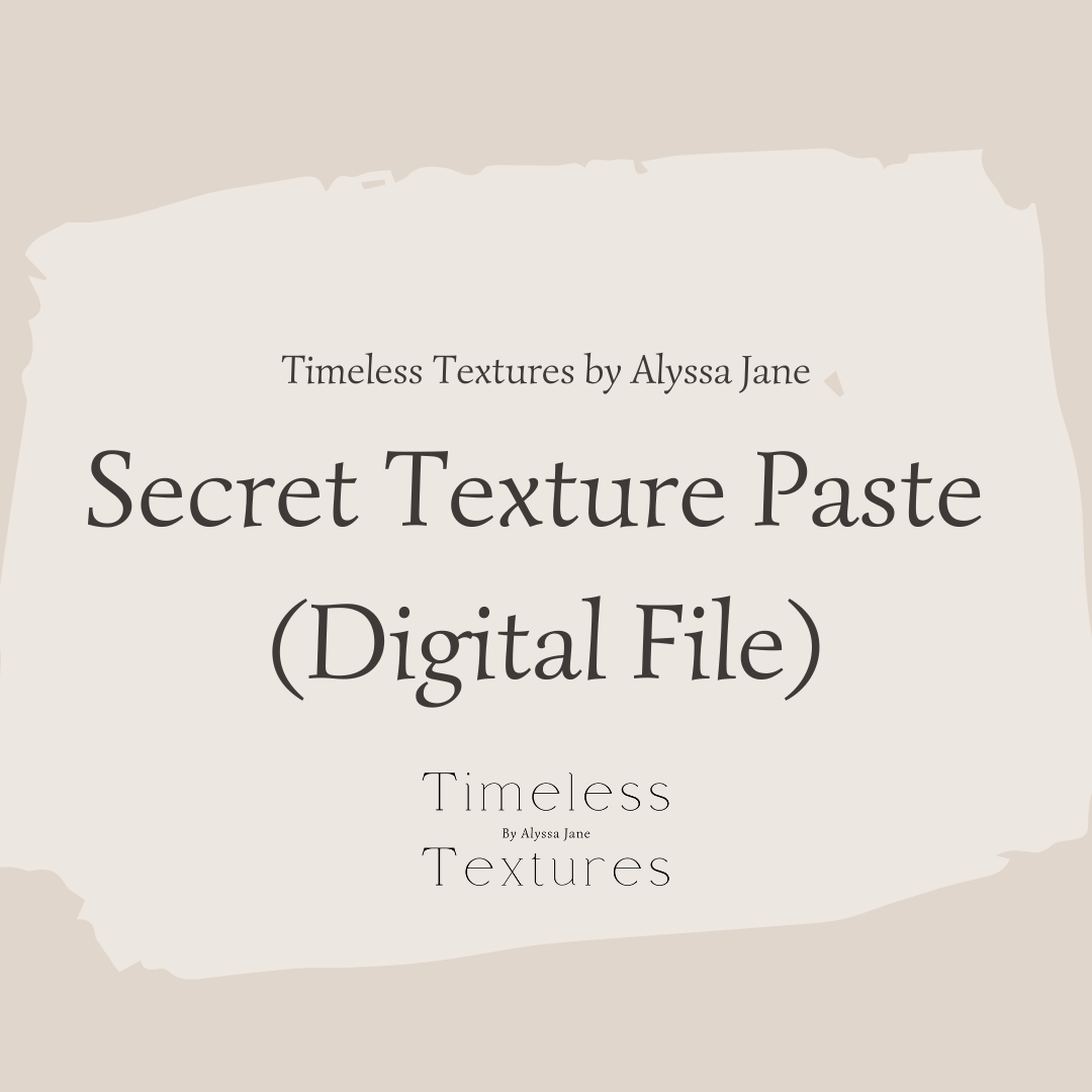 Secret Texture Paste